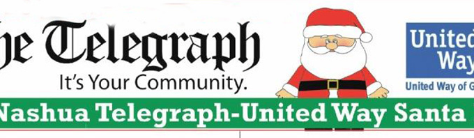 Nashua Telegraph / United Way Santa Fund In Full Swing!